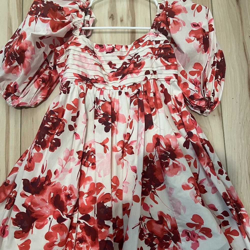 Abercrombie & Fitch Puff Sleeve Mini Dress